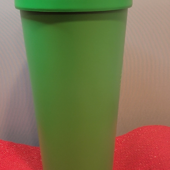 Starbucks Coffee 16 oz. 2016 Green Matte Metal Travel Tumbler Cup Cold Drink - Picture 8 of 8